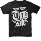 Black Men Tshirt thug Life Funny Gift Shirt for Mens