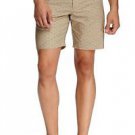 PARKE & RONEN Wynwood Tan Sand Dollar Print Bermuda Shorts Sz.32 NWT