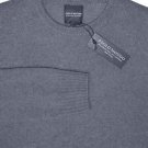 PAOLO MONDO Gray Wool/Cashmere Crewneck Sweater Sz.XL Made in Italy NWT