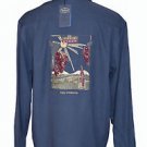 NAT NAST Gray-Blue Limited Edition Silk Shirt Sz.Medium NWT