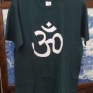 Om Yoga 100% cotton trendy hip men's x-large hunter green T-shirt *FREE SHIPPING