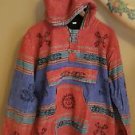 Men's Nepal winter hoodie multi color medium jacket 100% cotton FREE SHIPPING