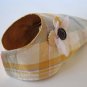 Preppy Puppy Jacket reversable plaid and satin dog jacket