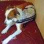 Pampered Pooch Dog Coat Black and White Toile