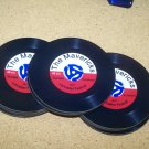 Personalized record coasters