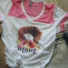 Personalized baseball mom t-shirts, varsity tee