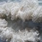 Crocheted Ruffled Scarf, Handcrafted Boa Style Scarf