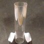 Clear plastic storage tubes with natural plugs, One Inch diameter, 4.5" Long, One dozen (4.5")