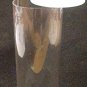 Clear plastic storage tubes with natural plugs, One Inch diameter, 4.5" Long, One dozen (4.5")