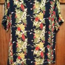 Studio d'artisan hand print floral rayon hawaiian shirt