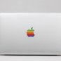 Macbook Pro retina Decal clear Rainbow logoTransparent Air sticker for13 15 17