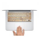 Macbook Air Keyboard Decal Sticker Avery Skin US style wood 12in keys Protector