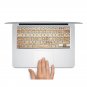 Macbook Air Keyboard Decal Sticker Avery Skin US style wood 12in keys Protector