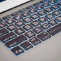 Macbook Air sticker keyboard decal Big Character Avery US style 12in Protector