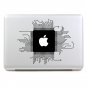 Macbook Air sticker Vinyl partial pro retina decal decor protector humor skin