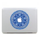 Macbook Pro Retina Decal sticker Blue flower partial Air Decals Humor Protector