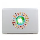 Macbook Pro Retina Decal sticker World partial Air Decals Humor Protector