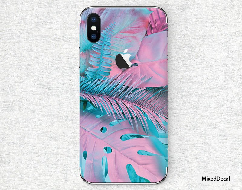 iPhone X Skin Plus Sticker Back cover Leaf iPhone 8 Protector  3M Decals