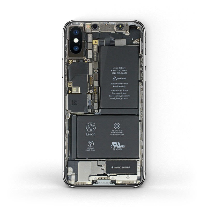 iPhone X decal Plus Sticker Back cover iPhone 8 back protector  3M skin Teardown