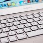 White Macbook Air 13 sticker keyboard decal  Avery US style  Protector