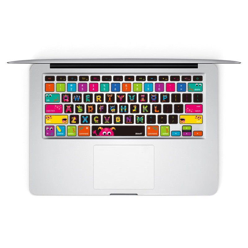 Keyboard Decal MacBook Air Sticker Colorful Avery US style Protector Monest