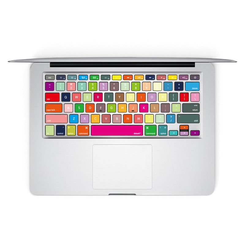 Rainbow Macbook Keyboard Sticker Air Decal Avery US style Protector For apple