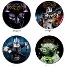 Star Wars Darth Vader Yoda Troopers Round Mousepad Mat Great Gifts