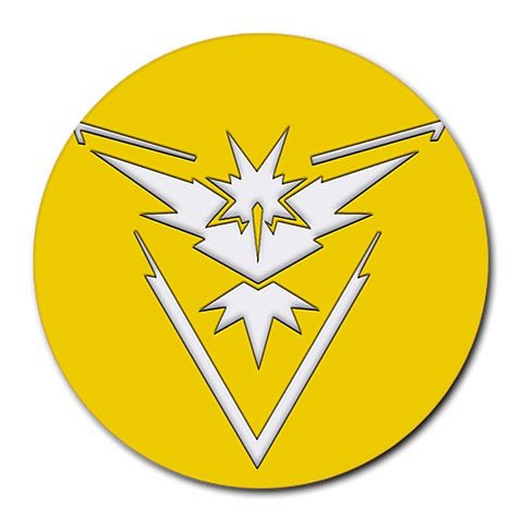 Team Instinct Pokemon Go Round Mousepad Costume Birthday Gifts Ideas #3