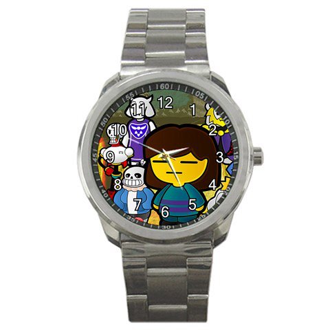 Undertale Sans Chara Frisk Papyrus Sport Metal Wristwatches #2