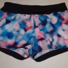 Womens Adidas Grete short sz M bright color pattern blue white coral black NWT
