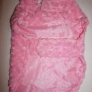 Top Paw pink "fur" coat for dogs 2 velcro closures size L NWT