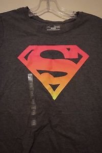 Womens Under Armour Alter Ego semi-fitted shirt Supergirl Ombre size S new