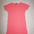 Gap girls t-shirt dress size XXL 14-16 coral color 100% cotton NWT