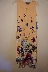 Simply Vera Vera Wang for Kohls sleeveless dress floral print XS will fit S NWT