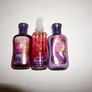 Bath & Body Works Twilight Woods travel size set 3 items gel/lotion/mist new