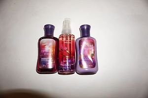 Bath & Body Works Twilight Woods travel size set 3 items gel/lotion/mist new