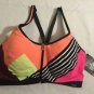 Victoria's Secret Sport Knockout front-close sport bra 34DD paint splatter NWT