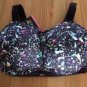 Victoria's Secret Sport Knockout front-close sport bra 34DD paint splatter NWT