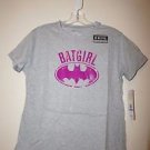 Girls Under Armour gray t-shirt purple Batgirl logo loose fit size YXL NWT