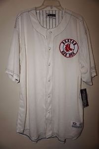 Boston Red Sox baseball jersey sz XL cream with navy stitching Red Sox patch NWT