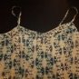 Nicole Miller Collection dress sz 4 halter sundress ivory w/ black squiggles EUC