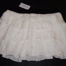 Derek Lam 10 Crosby layered ruffle mini skirt sz 6 ivory cream floral NWT $395