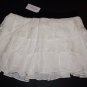 Derek Lam 10 Crosby layered ruffle mini skirt sz 6 ivory cream floral NWT $395