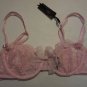 Victoria's Secret Designer Collection bra size 34C pink lace rhinestones NWT