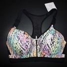 Victoria's Secret Sport Incredible front-close sport bra 34D cat scratch NWT