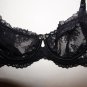 Victoria's Secret Designer Collection black lace bra rhinestones 34B or 34C NWT