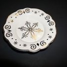 Yankee Candle "Angel Wings" candle tray white with silver NIB