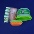 Tupperware Eco Animals kids set cake taker plates cups pitcher new