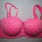 Victoria's Secret Dream Angels multi-way bra pink lace w/ rhinestones sz 32D NWT
