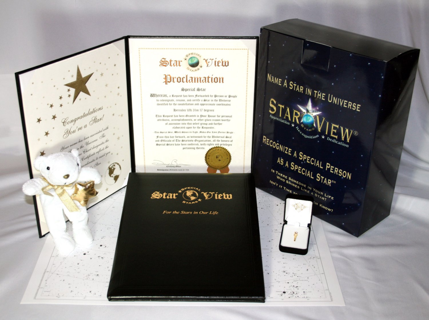 Starview name a star gift package